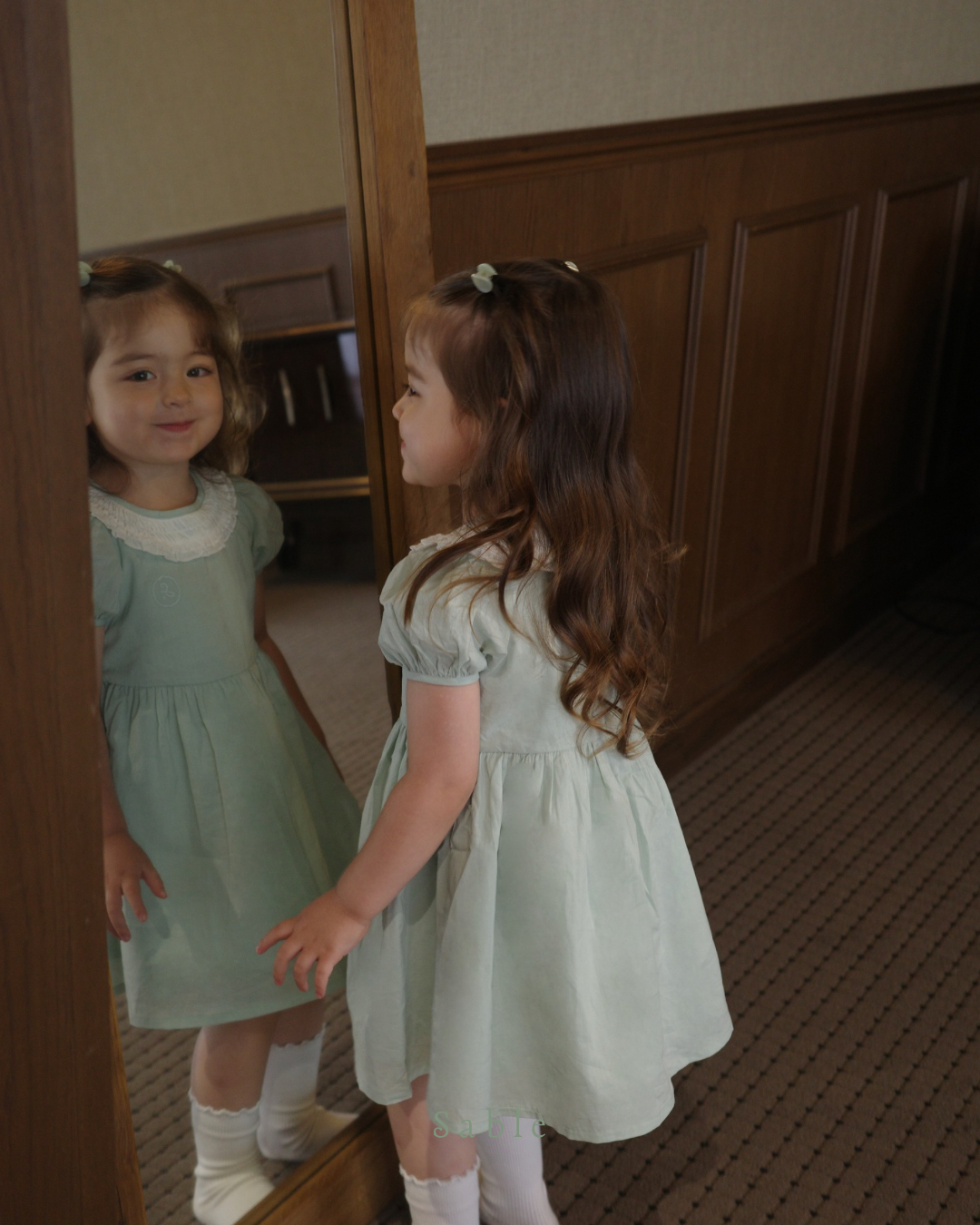 misty mint dress