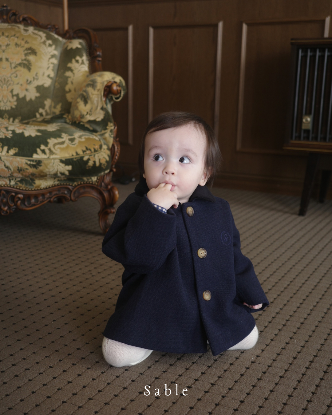 blueberry tea coat