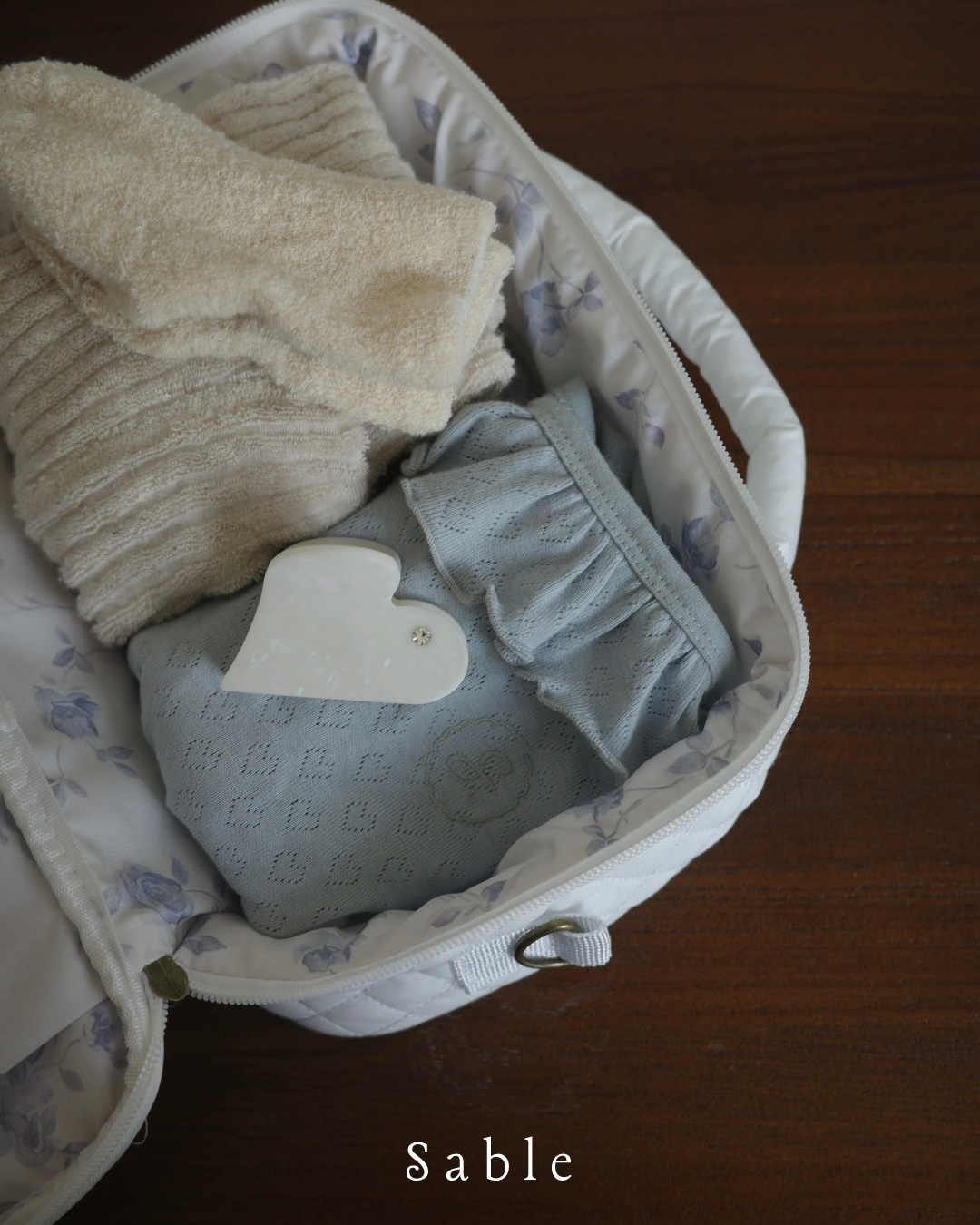 [Sable]Petit Bud Vanity Pouch