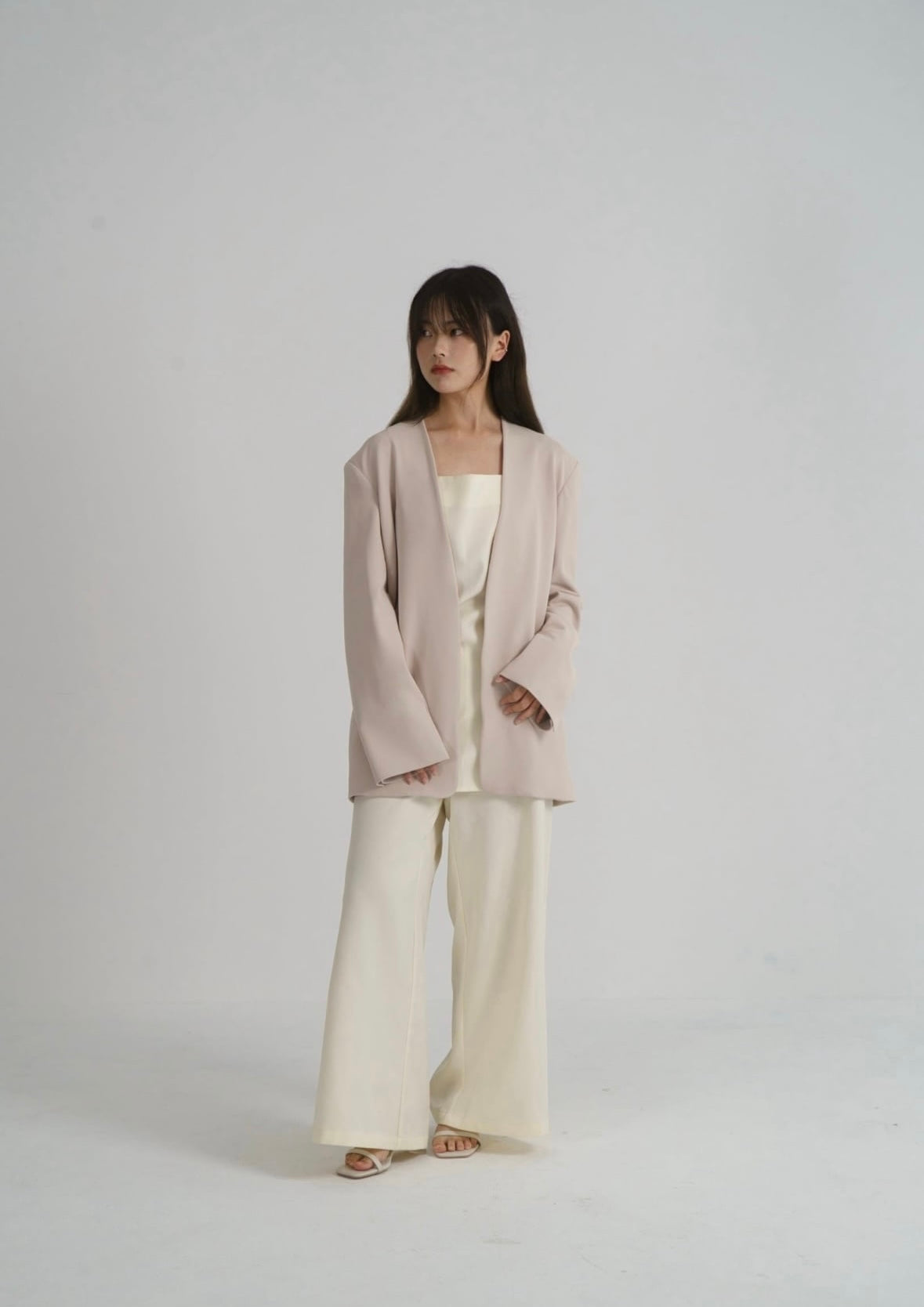 [Helen]smooth camisole set up