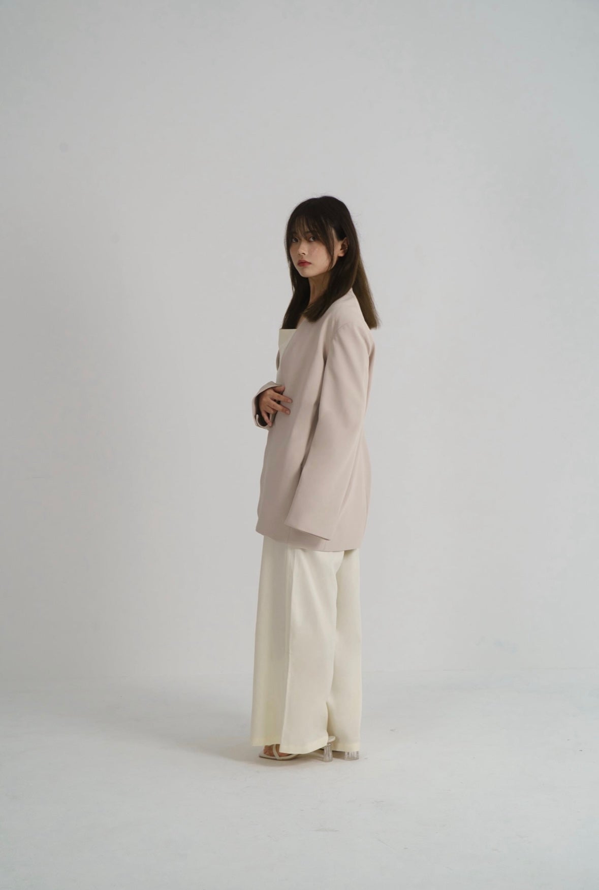 [Helen]smooth camisole set up