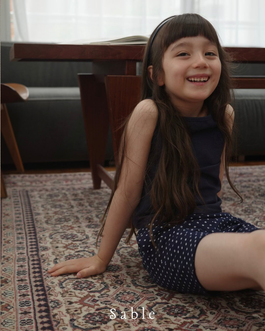 [Sable]Little Petal reversible pants