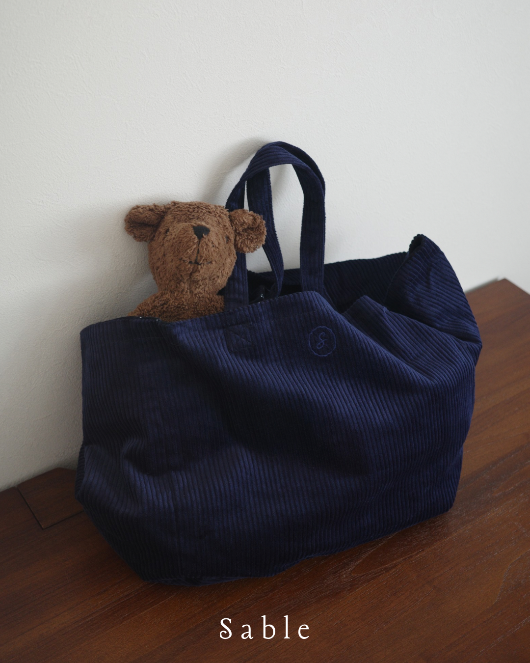 [Sable]Little Petal reversible bag
