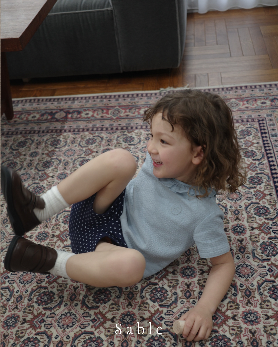 [Sable]Little Petal reversible pants