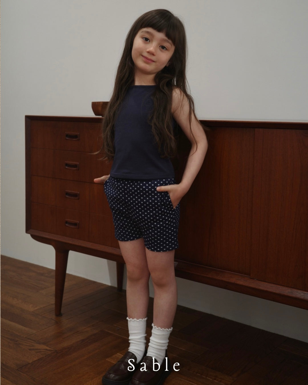 [Sable]Little Petal reversible pants