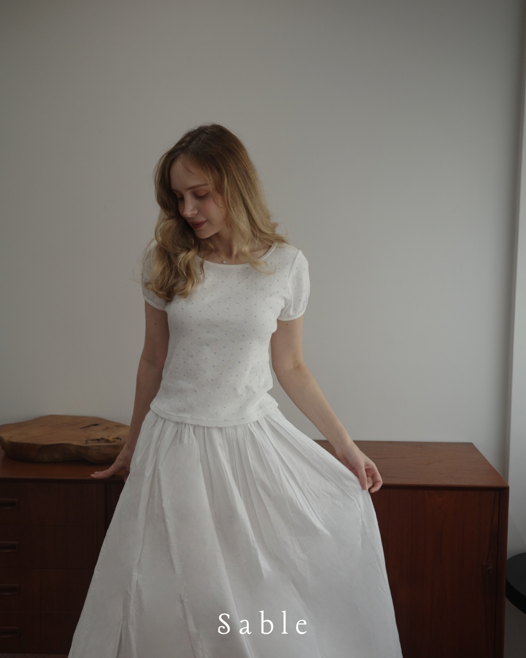 [Sable]Petit Bud Puff Tops (ladies)
