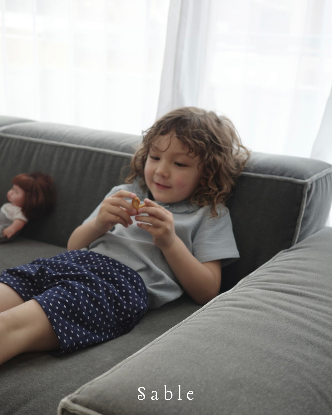 [Sable]Little Petal reversible pants