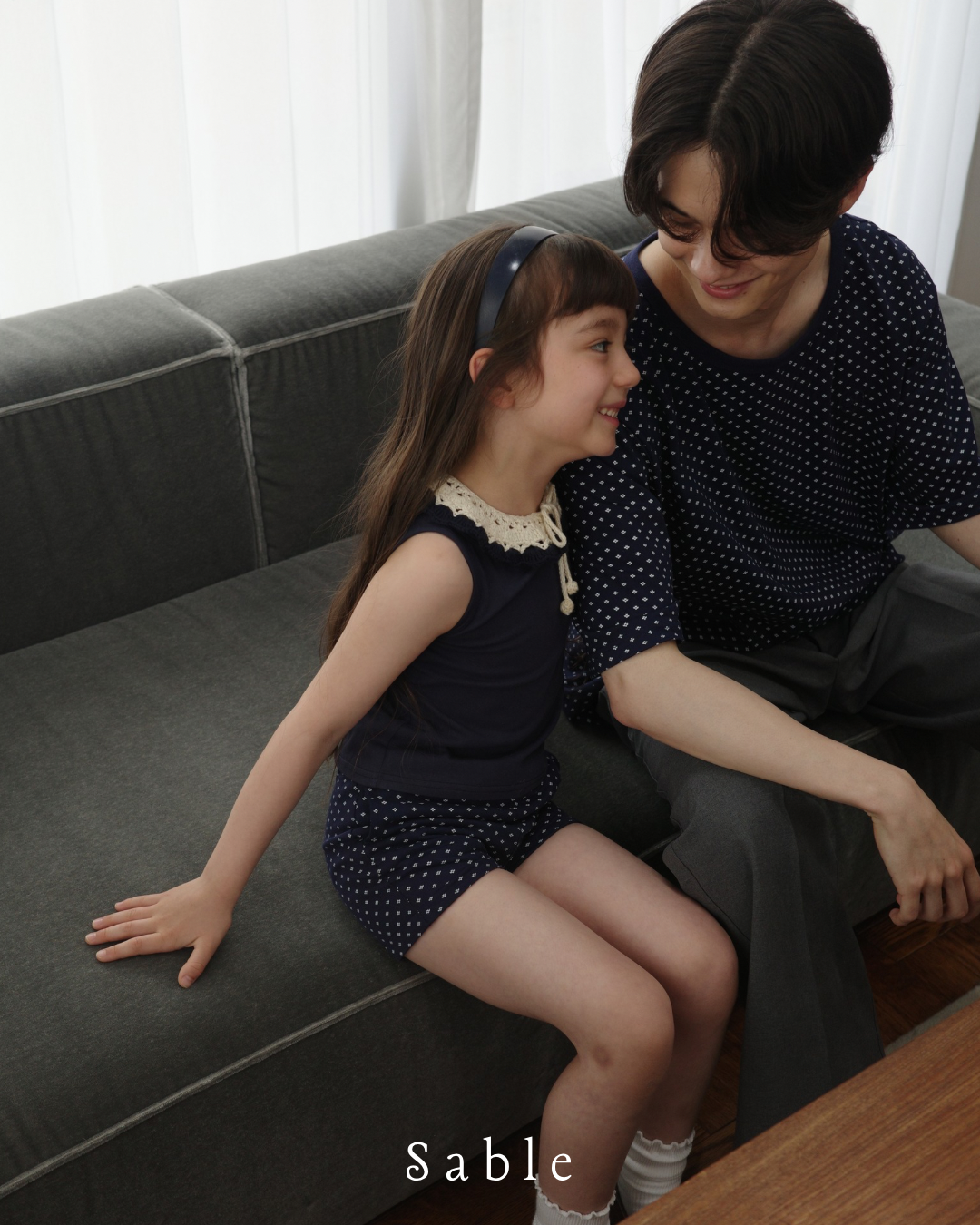 [Sable]Little Petal reversible pants