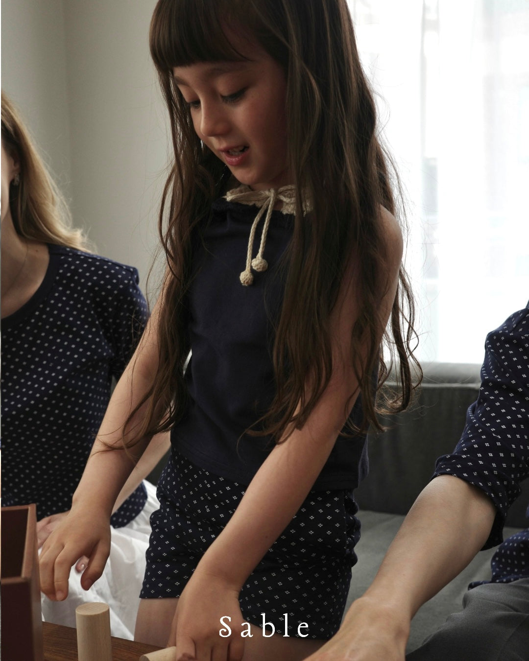 [Sable]Little Petal reversible pants