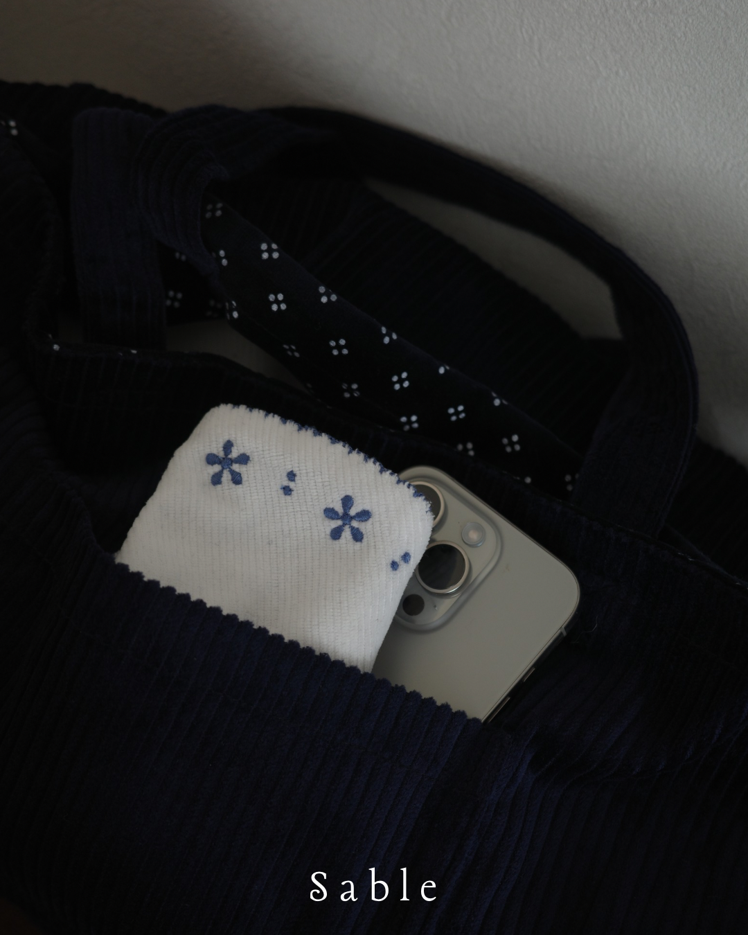 [Sable]Little Petal reversible bag