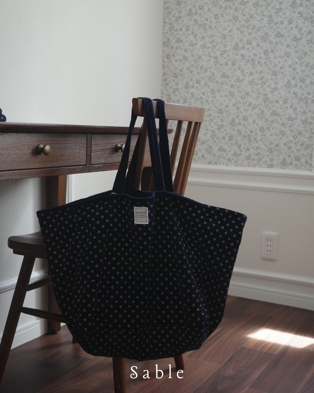 [Sable]Little Petal reversible bag